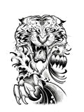 Roaring Tiger Blackwork