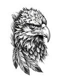Tribal Eagle Head