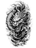 Fierce Oriental Dragon