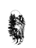 Moonlit Forest Wolf