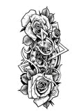 Timeless Roses & Clock